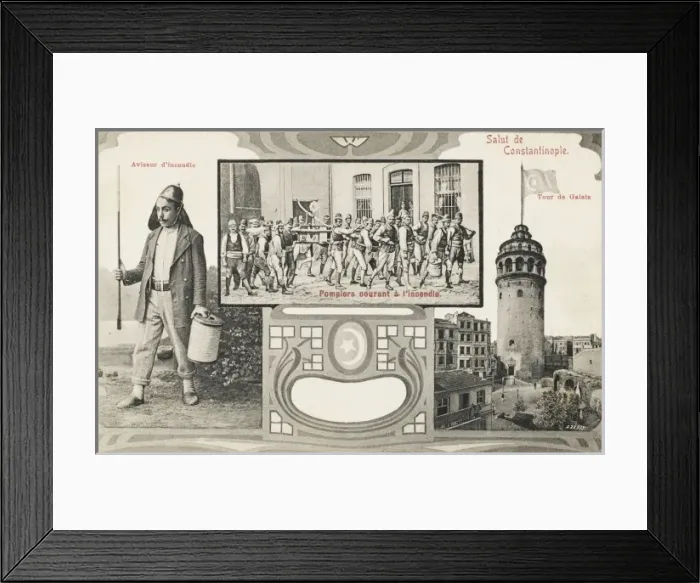Framed Print : Turkish Firemen - Constantinople Framed Print : Turkish Firemen - Constantinople