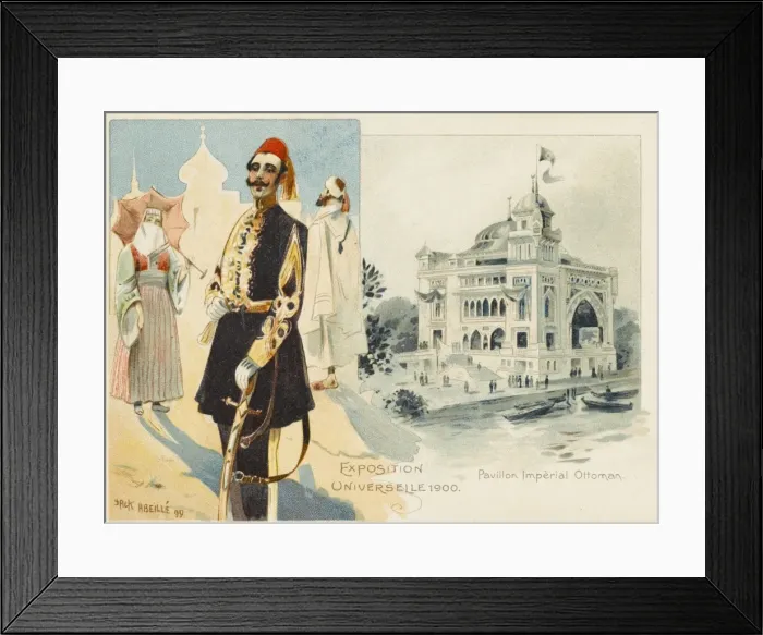 Framed Print : Turkish Stand at 1900 Paris Exposition Framed Print : Turkish Stand at 1900 Paris Exposition