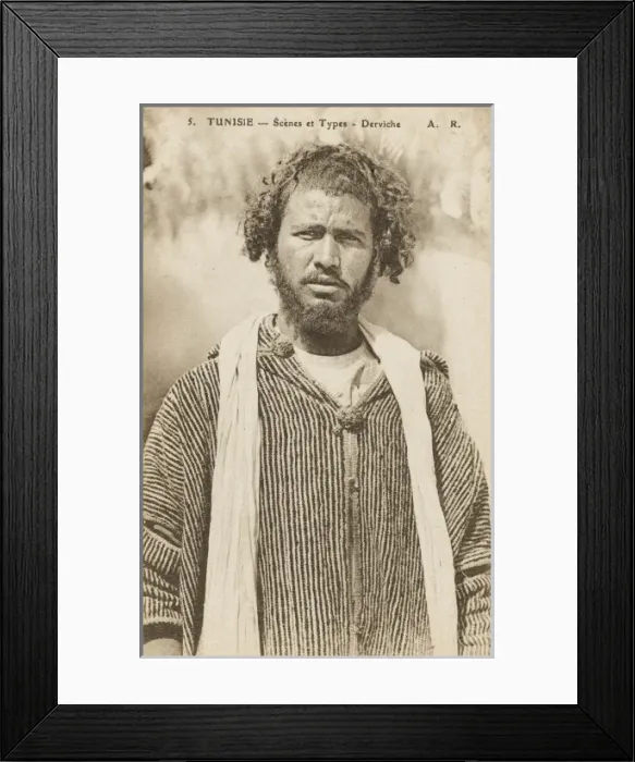 Framed Print : Young Tunisian Dervish Framed Print : Young Tunisian Dervish
