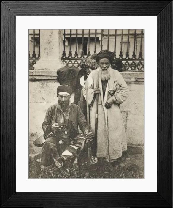 Framed Print : Two Turkish Dervishes in Constantinople Framed Print : Two Turkish Dervishes in Constantinople