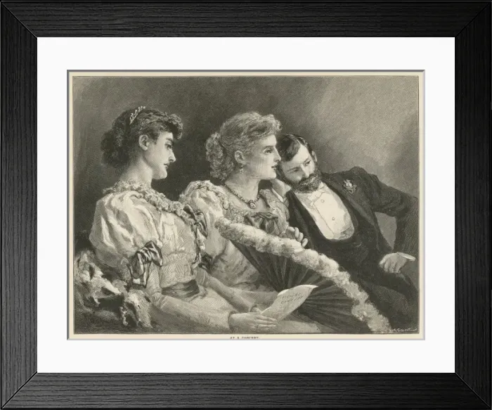 Framed Print : The Concert Framed Print : The Concert