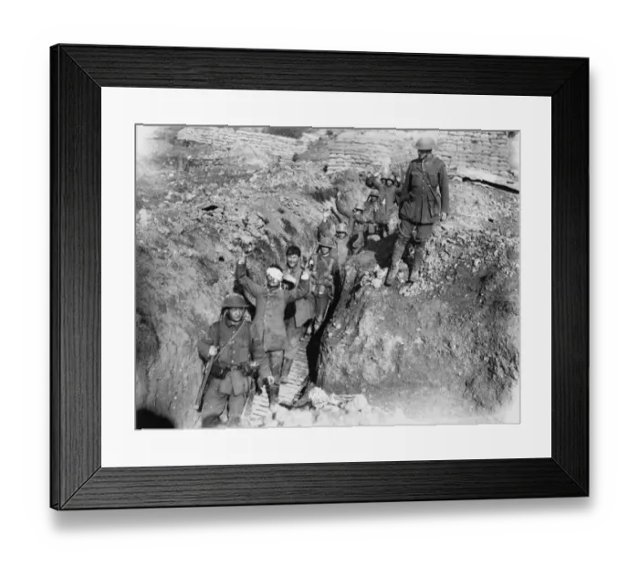 Framed Print : German prisoners 1916 Framed Print : German prisoners 1916