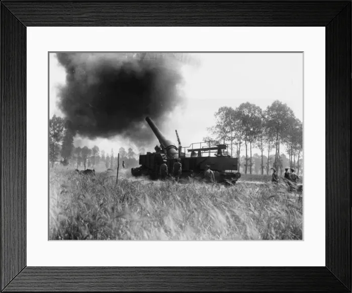 Framed Print : Railway Gun 1916 Framed Print : Railway Gun 1916