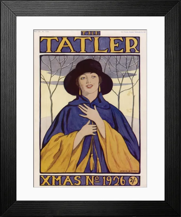 Framed Print : Tatler front cover, Christmas number 1926 Framed Print : Tatler front cover, Christmas number 1926