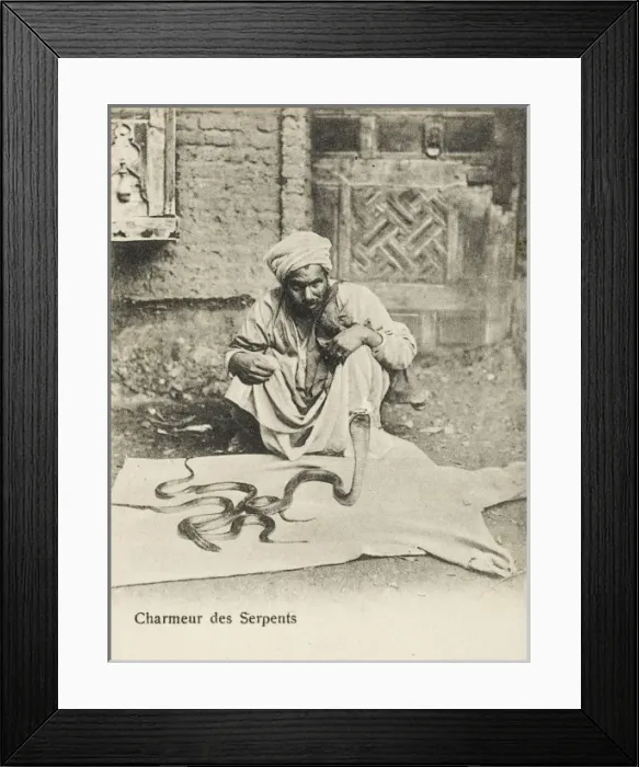 Framed Print : Egyptian snake charmer Framed Print : Egyptian snake charmer