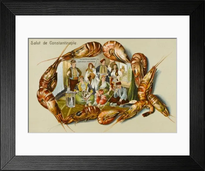 Framed Print : Turkish Costume - Oriental Framed Print : Turkish Costume - Oriental