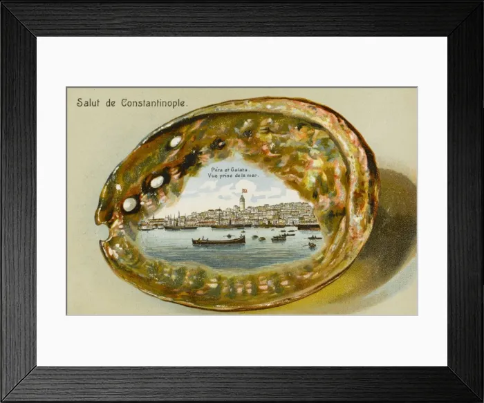 Framed Print : The Galata Tower and Pera District, Constantinople Framed Print : The Galata Tower and Pera District, Constantinople