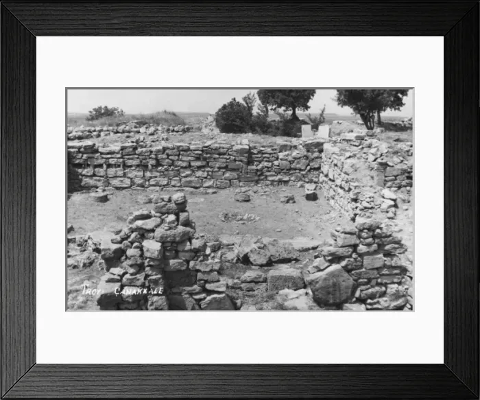 Framed Print : Ruins of Troy - Hissarlik, Turkey Framed Print : Ruins of Troy - Hissarlik, Turkey