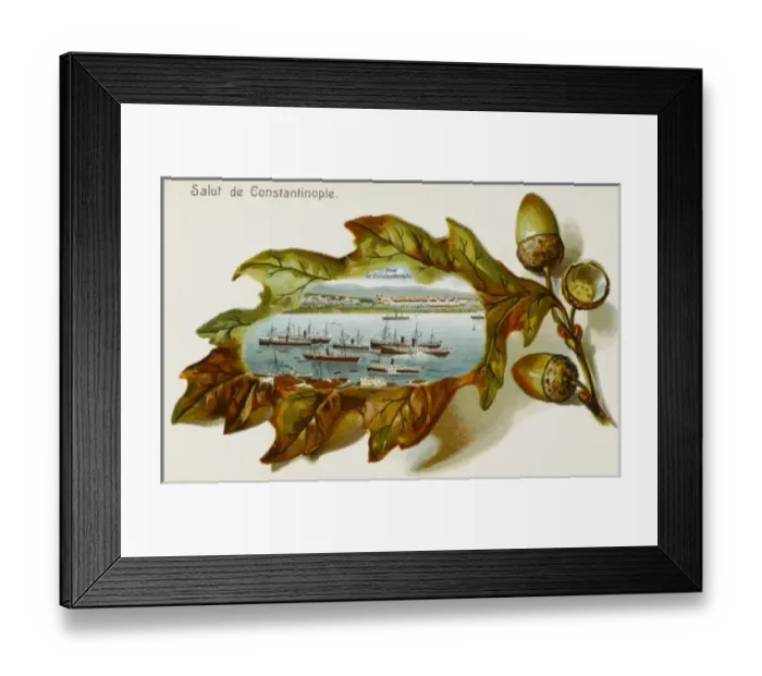 Framed Print : The port of Constantinople Framed Print : The port of Constantinople