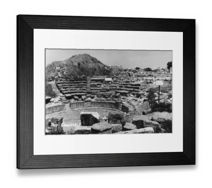 Framed Print : Ruins of Troy - Hissarlik, Turkey Framed Print : Ruins of Troy - Hissarlik, Turkey