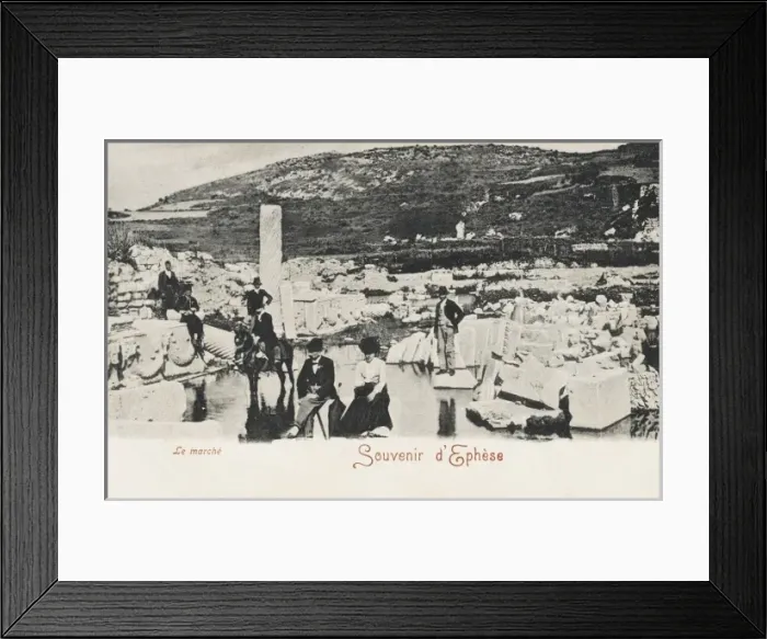 Framed Print : The Market Place - Ephesus - Turkey Framed Print : The Market Place - Ephesus - Turkey