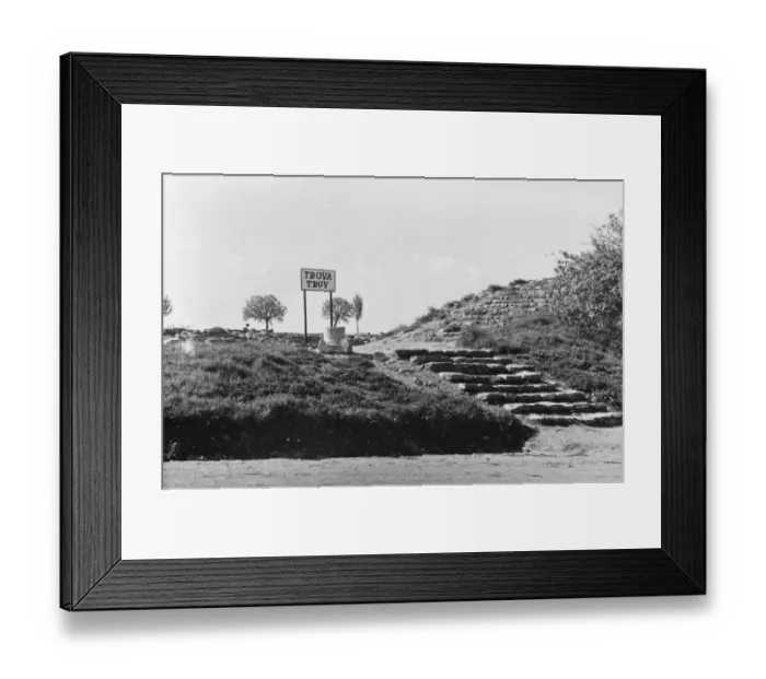 Framed Print : Ruins of Troy - Hissarlik, Turkey Framed Print : Ruins of Troy - Hissarlik, Turkey