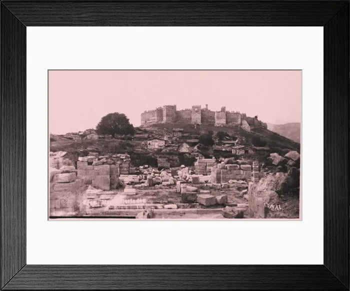 Framed Print : View of the Castle and ruins - Ephesus - Turkey Framed Print : View of the Castle and ruins - Ephesus - Turkey