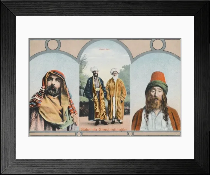 Framed Print : Dervishes of different orders Framed Print : Dervishes of different orders