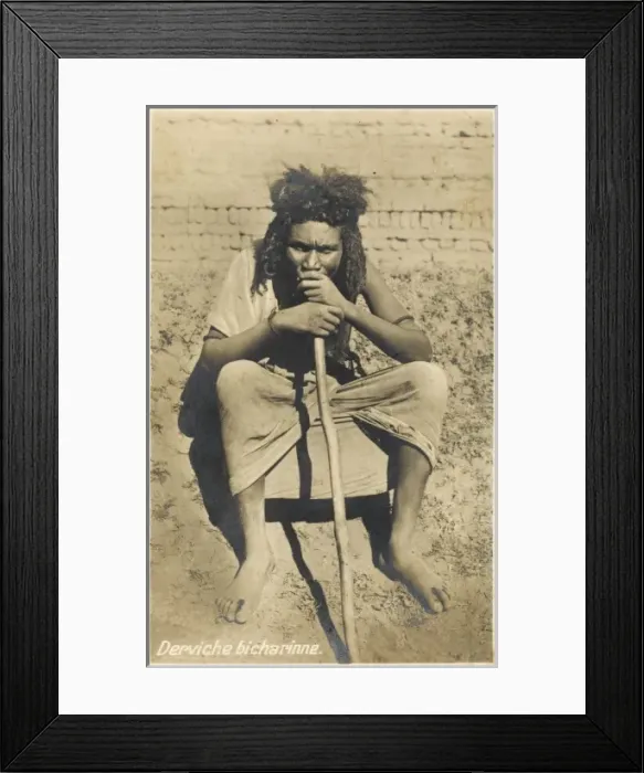 Framed Print : Seated Egyptian Dervish Framed Print : Seated Egyptian Dervish