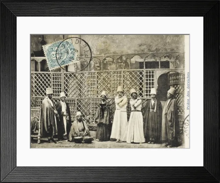 Framed Print : Egypt - Group of Mevlevi Dervishes Framed Print : Egypt - Group of Mevlevi Dervishes