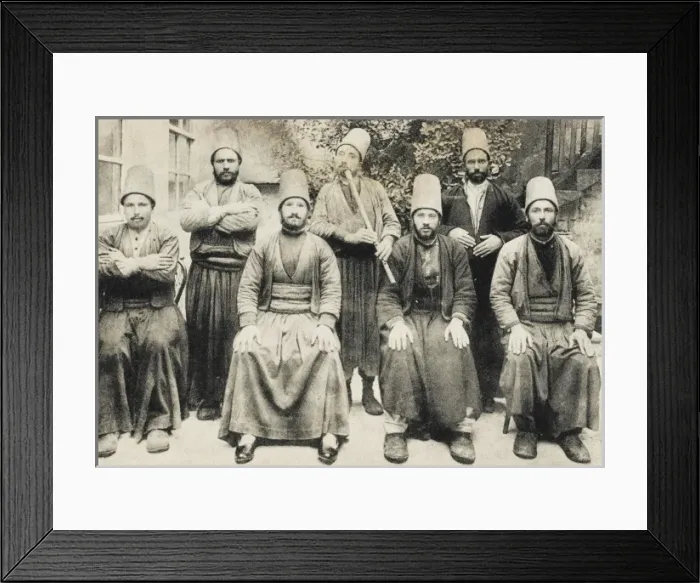 Framed Print : The Dervishes of Aleppo with ney player Framed Print : The Dervishes of Aleppo with ney player