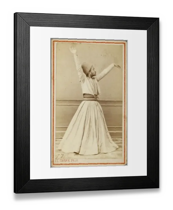 Framed Print : Mevlevi Whirling Dervish turning Framed Print : Mevlevi Whirling Dervish turning