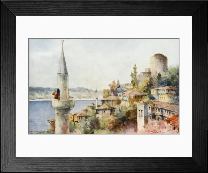 Framed Print : Constantinople - Muezzin - Call to prayer Framed Print : Constantinople - Muezzin - Call to prayer