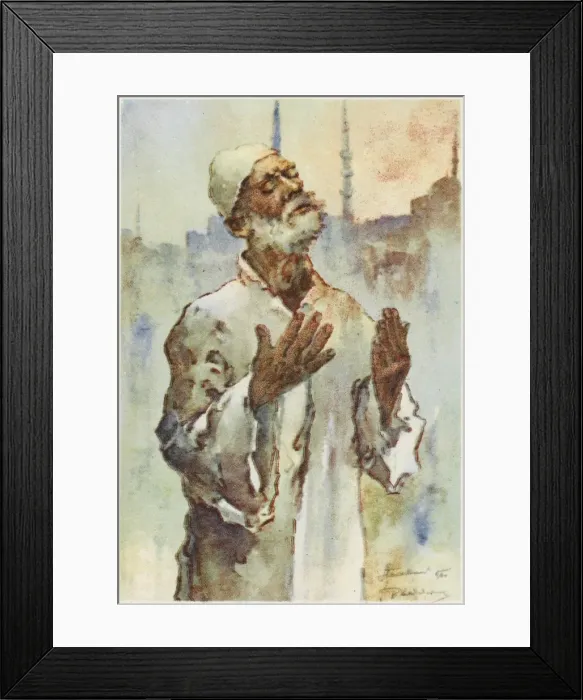 Framed Print : Constantinople - Dervish at prayer Framed Print : Constantinople - Dervish at prayer