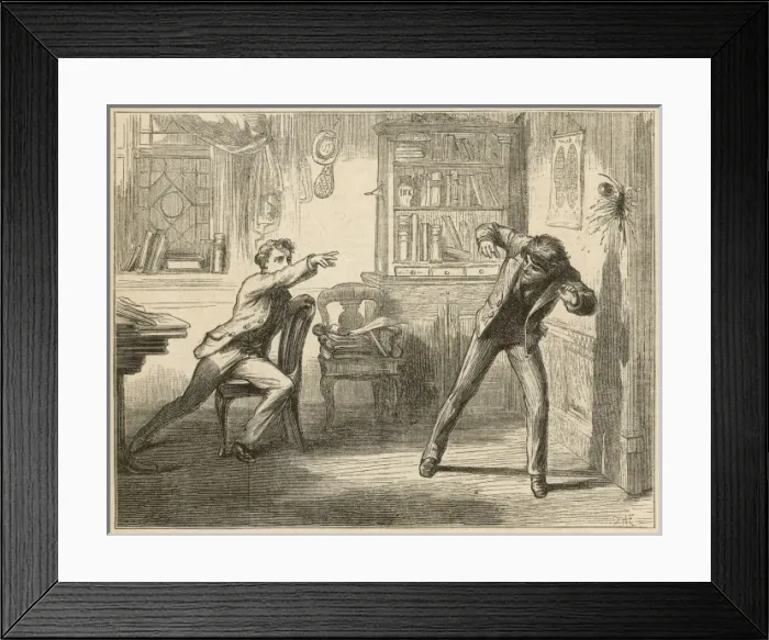 Framed Print : Throwing an Ink-bottle Framed Print : Throwing an Ink-bottle