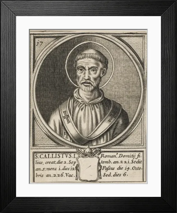 Framed Print : Pope Callistus I Framed Print : Pope Callistus I