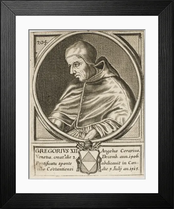 Framed Print : Pope Gregorius XII Framed Print : Pope Gregorius XII