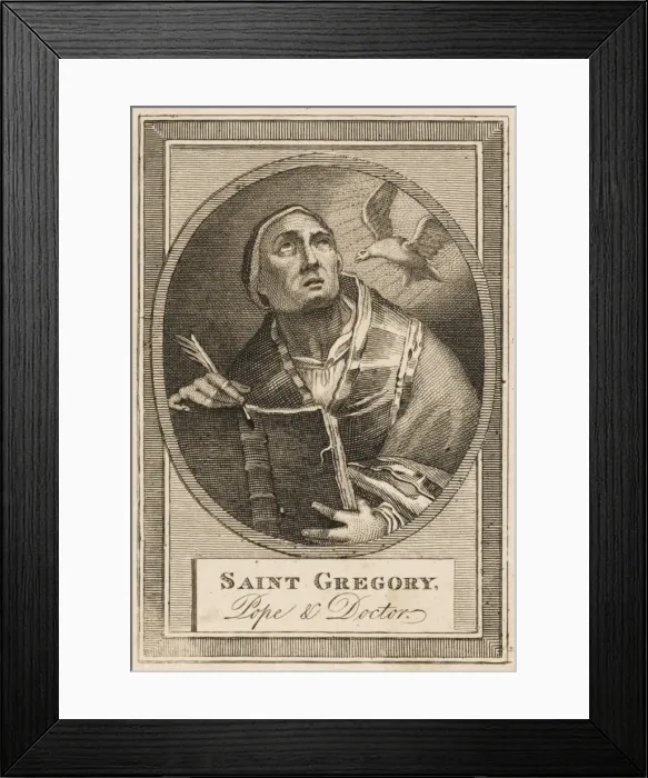 Framed Print : Pope Gregorius I Framed Print : Pope Gregorius I