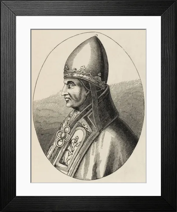 Framed Print : Pope Gregorius IX Framed Print : Pope Gregorius IX