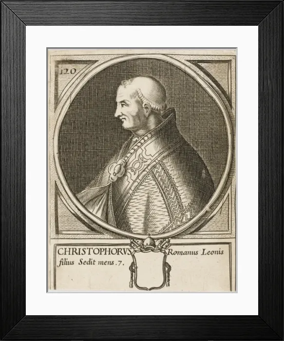 Framed Print : Anti-Pope Christophorus Framed Print : Anti-Pope Christophorus
