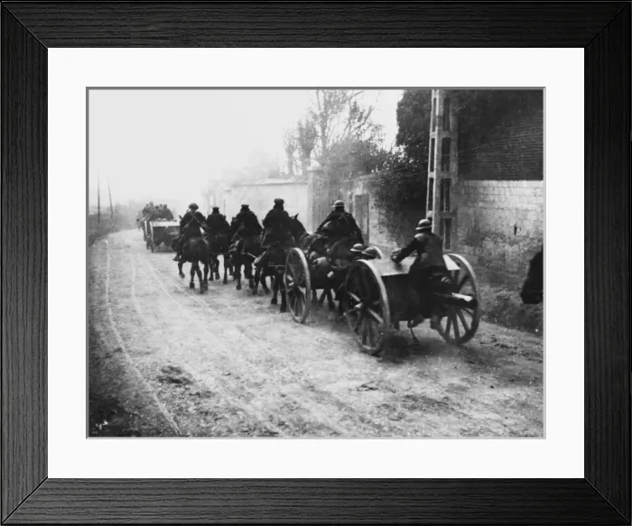 Framed Print : British Horse Artillery 1918 Framed Print : British Horse Artillery 1918
