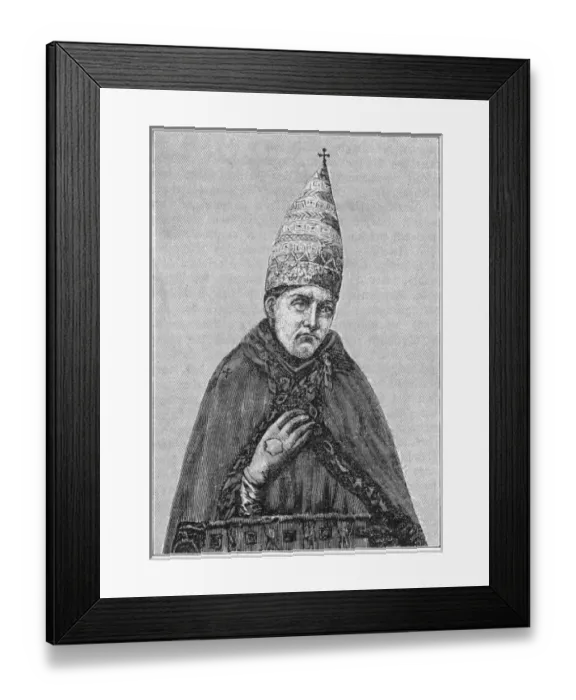 Framed Print : Pope Bonifacius VIII Framed Print : Pope Bonifacius VIII