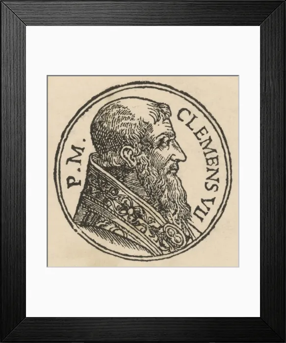 Framed Print : Pope Clemens VII Framed Print : Pope Clemens VII