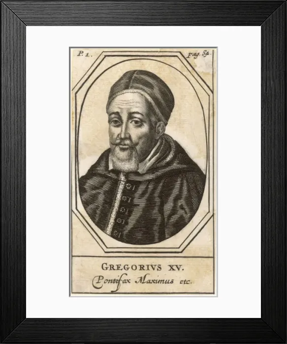 Framed Print : Pope Gregorius XV Framed Print : Pope Gregorius XV