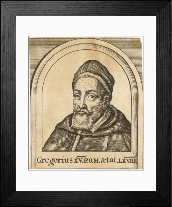 Framed Print : Pope Gregorius XV Framed Print : Pope Gregorius XV
