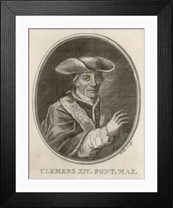 Framed Print : Pope Clemens XIV Framed Print : Pope Clemens XIV