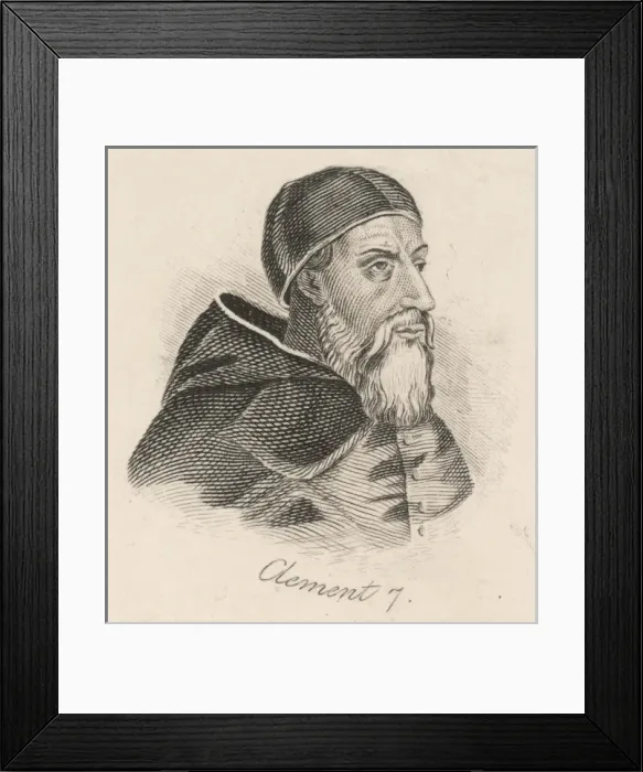 Framed Print : Pope Clemens VII Framed Print : Pope Clemens VII