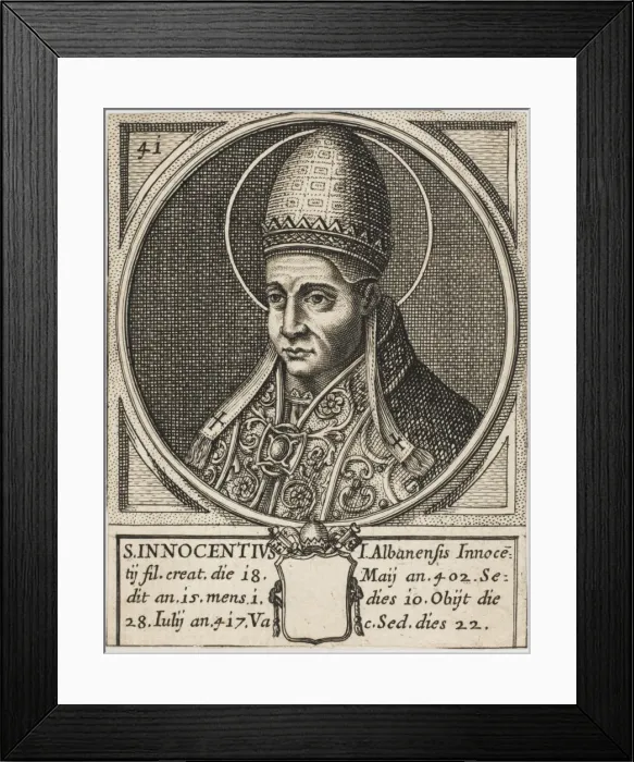 Framed Print : Pope Innocens I Framed Print : Pope Innocens I