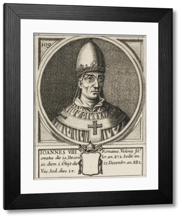 Framed Print : Pope Joannes VIII Framed Print : Pope Joannes VIII