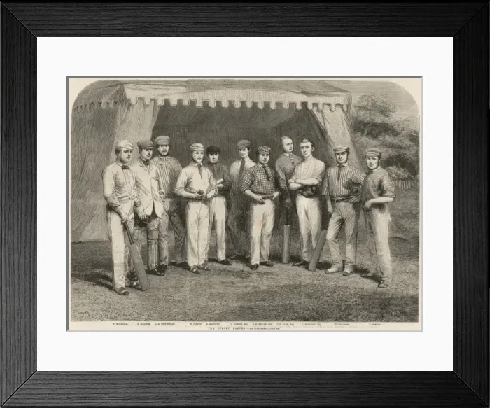 Framed Print : Cricket: The Surrey Eleven Framed Print : Cricket: The Surrey Eleven