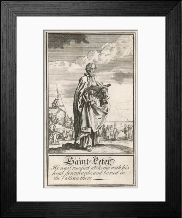 Framed Print : Saint Peter and crucifixion Framed Print : Saint Peter and crucifixion
