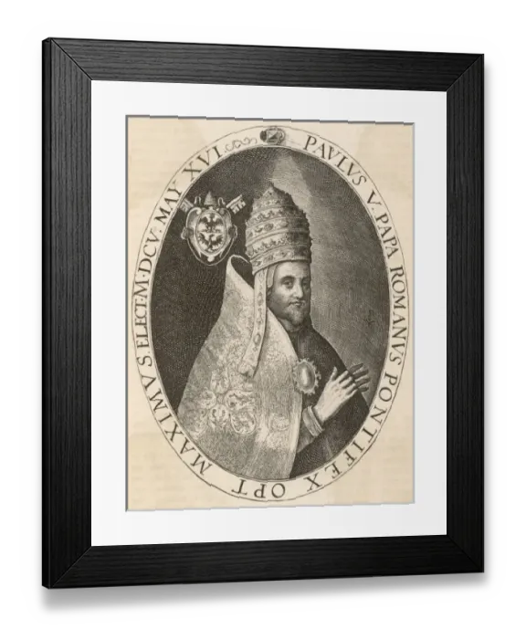 Framed Print : Pope Paulus V Framed Print : Pope Paulus V