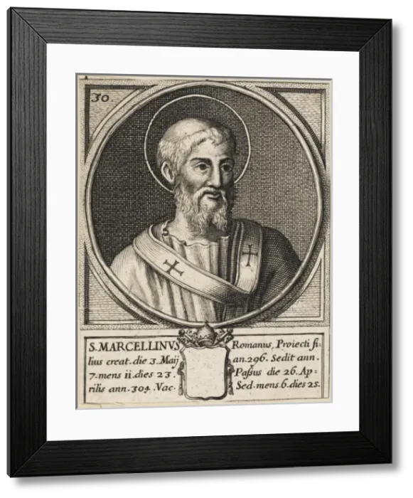 Framed Print : Pope Marcellinus Framed Print : Pope Marcellinus