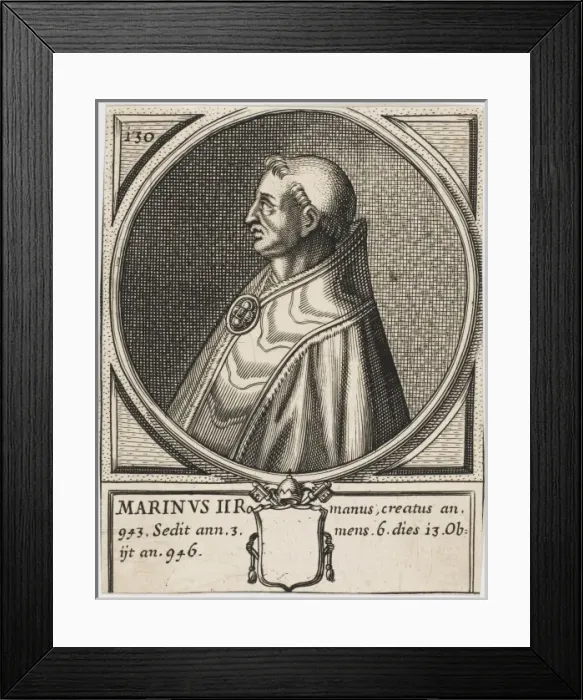 Framed Print : Pope Martinus II Framed Print : Pope Martinus II