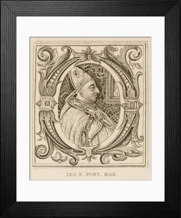 Framed Print : Pope Leo X Framed Print : Pope Leo X