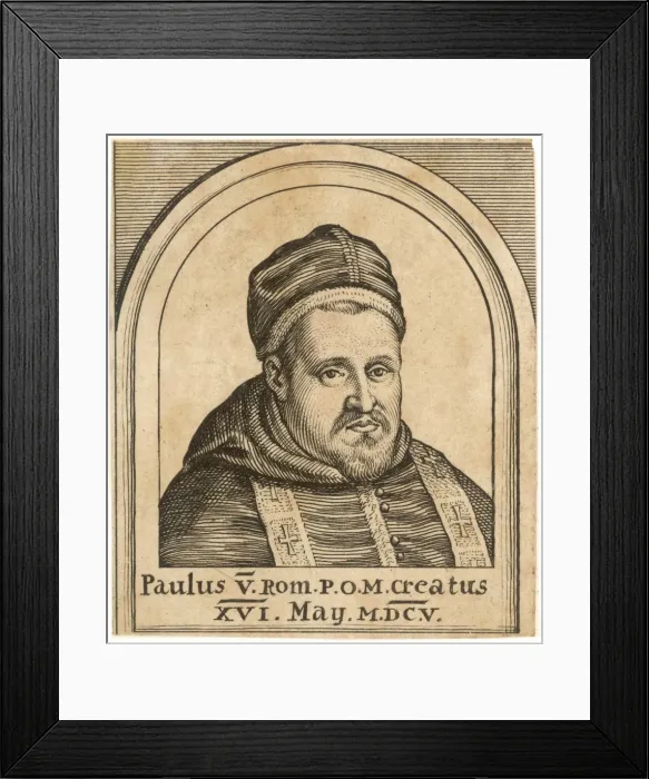 Framed Print : Pope Paulus V Framed Print : Pope Paulus V