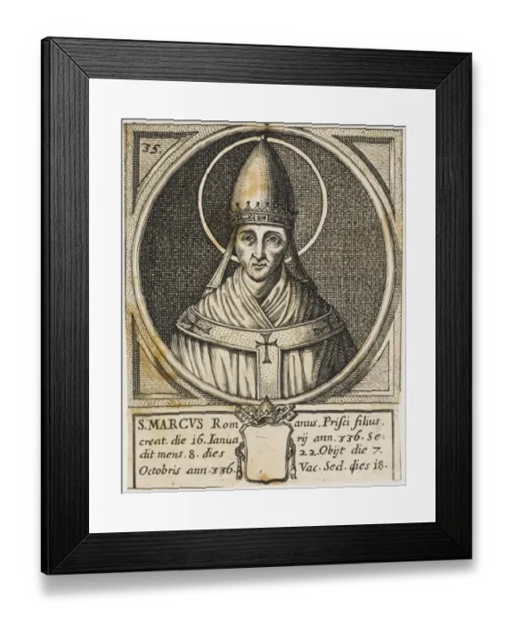 Framed Print : Pope Marcus Framed Print : Pope Marcus