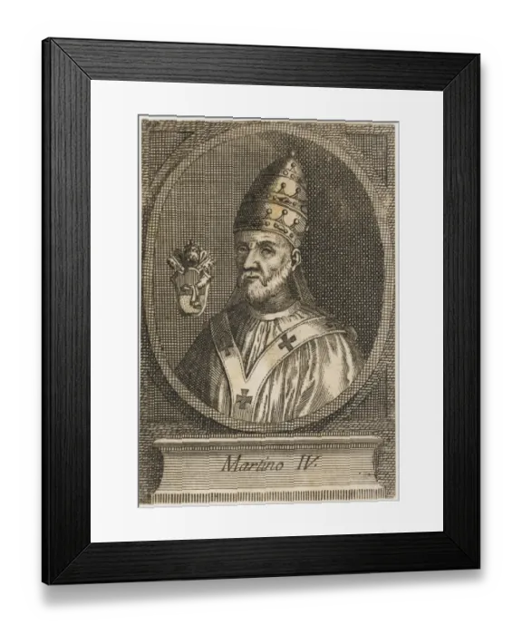 Framed Print : Pope Martinus IV Framed Print : Pope Martinus IV