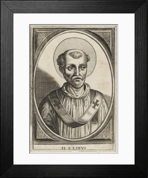 Framed Print : Pope Linus - second Pope Framed Print : Pope Linus - second Pope