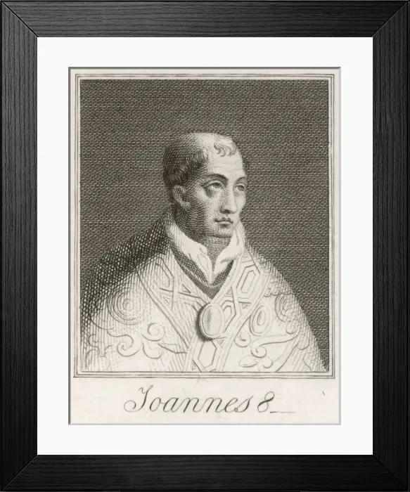 Framed Print : Pope Joannes VIII Framed Print : Pope Joannes VIII